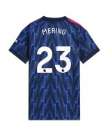 Arsenal Mikel Merino #23 Vieraspaita Naisten 2025-26 Lyhythihainen